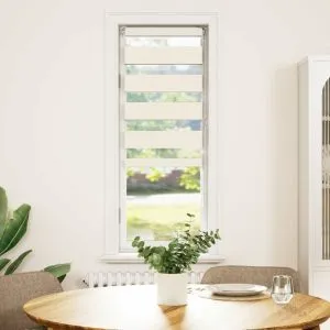 Jaluzea tip zebra 50×100 cm lățime țesătură 45,9 cm poliester