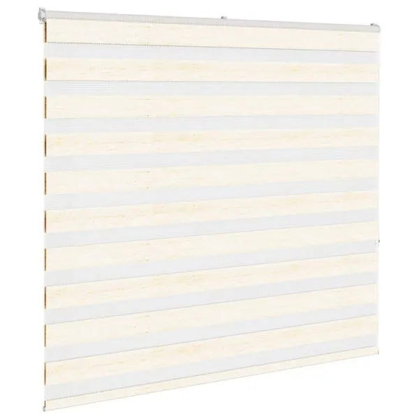 Jaluzea tip zebra 155×150 cm lățime țesătură 150,9 cm poliester