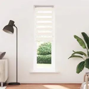 Jaluzea tip zebra 60×200 cm lățime țesătură 55,9 cm poliester