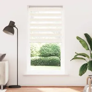 Jaluzea tip zebra 115×230 cm lățime țesătură 110,9 cm poliester