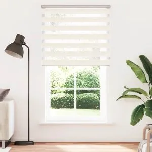 Jaluzea tip zebra 135×230 cm lățime țesătură 130,9 cm poliester