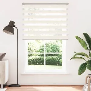 Jaluzea tip zebra 145×230 cm lățime țesătură 140,9 cm poliester