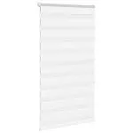 Jaluzea tip zebra alb lățime țesătură 70,9 cm poliester
