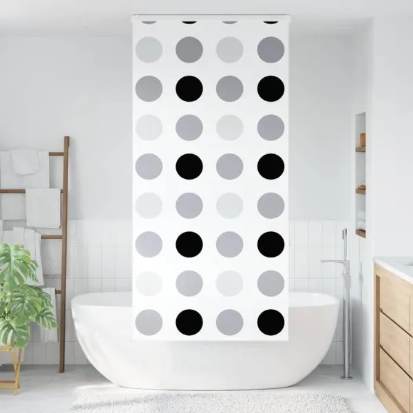 Jaluză cu role de duș cu casetă 110x240cm lățime material 106cm