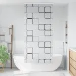 Jaluză cu role de duș cu casetă 90×240 cm lățime material 86 cm