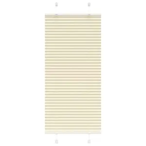 Jaluză plisată Crem 55×150 cm Lățime țesătură 54,4 cm