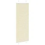 Jaluză plisată Crem 80x200cm Lățime țesătură 79,4 cm