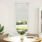 Jaluză plisată gri deschis 50×150 cm Lățime țesătură 49,4 cm