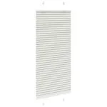 Jaluză plisată gri deschis 65×150 cm Lățime țesătură 64,4 cm