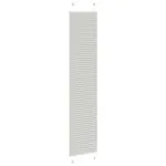Jaluză plisată gri deschis 50×200 cm Lățime țesătură 49,4 cm
