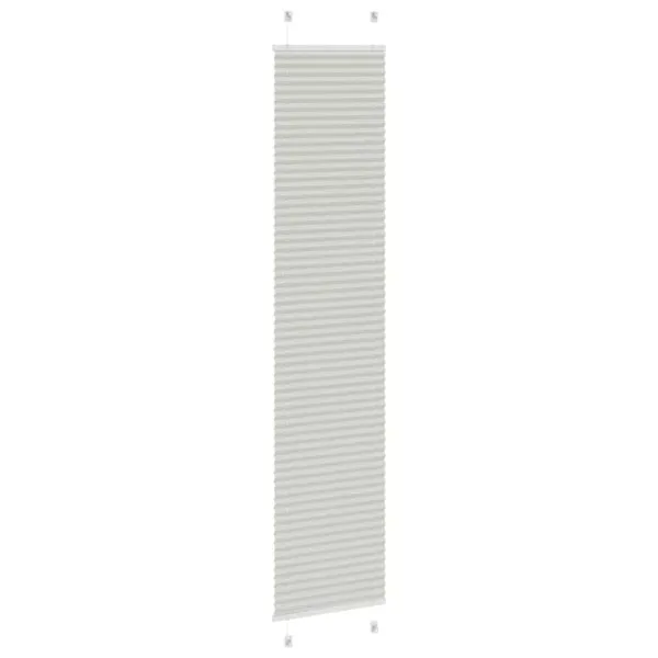 Jaluză plisată gri deschis 50×200 cm Lățime țesătură 49,4 cm
