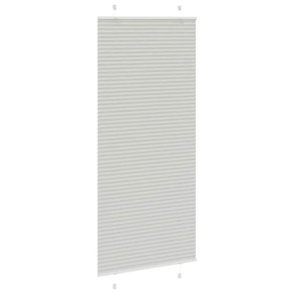 Jaluză plisată gri deschis 95×200 cm Lățime țesătură 94,4cm