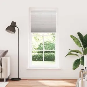 Jaluză plisată gri deschis 95×200 cm Lățime țesătură 94,4cm