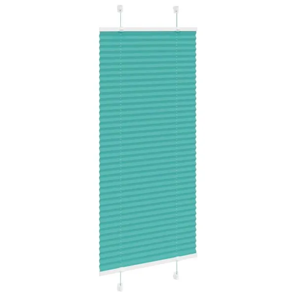 Jaluză plisată verde petrol 55×150 cm Lățime țesătură 54,4 cm