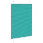 Jaluză plisată verde petrol 90×150 cm Lățime țesătură 89,4 cm