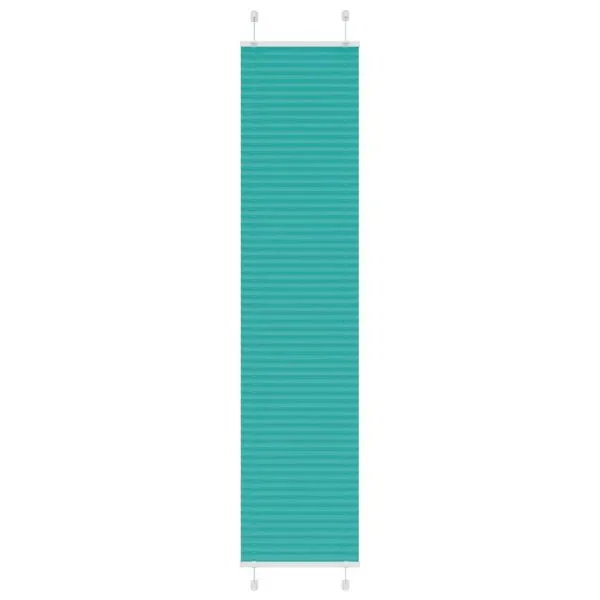 Jaluză plisată verde petrol 45×200 cm Lățime țesătură 44,4 cm