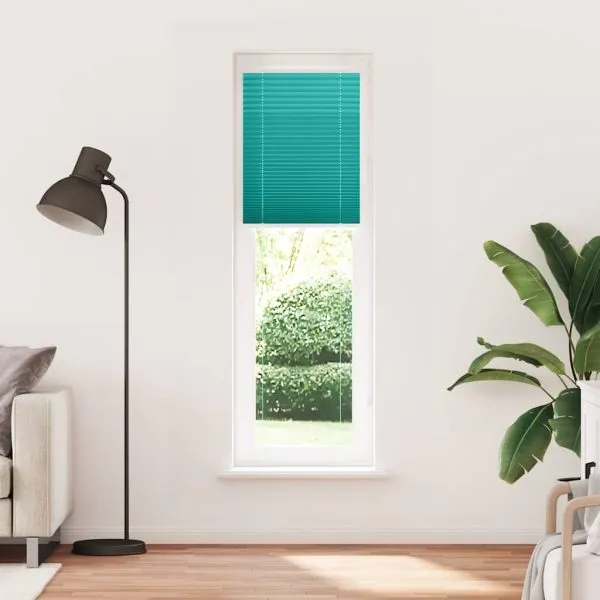 Jaluză plisată verde petrol 55×200 cm Lățime țesătură 54,4 cm