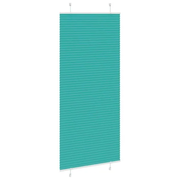 Jaluză plisată verde petrol 85×200 cm Lățime țesătură 84,4 cm