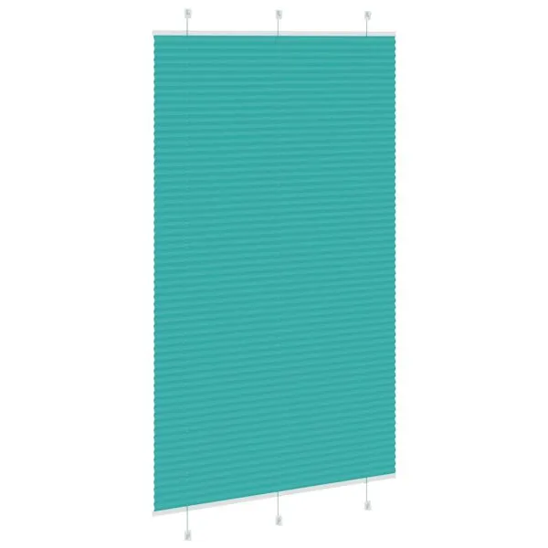 Jaluză plisată verde petrol 120×200 cm Lățime țesătură 119,4 cm