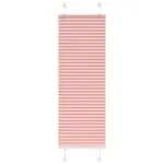 Jaluză plisată roz 45×150 cm Lățime țesătură 44,4cm poliester