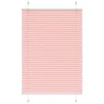 Jaluză plisată roz 85×150 cm Lățime țesătură 84,4cm poliester