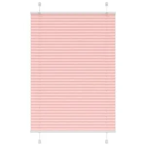 Jaluză plisată roz 85×150 cm Lățime țesătură 84,4cm poliester