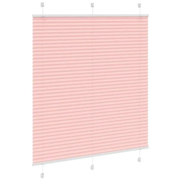 Jaluză plisată roz 115×150 cm Lățime țesătură 114,4 cm