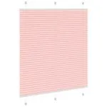 Jaluză plisată roz 115×150 cm Lățime țesătură 114,4 cm
