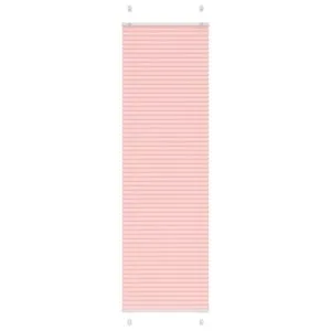Jaluză plisată roz 65×200 cm Lățime țesătură 64,4cm poliester