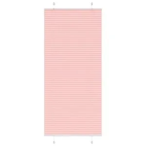 Jaluză plisată roz 95×200 cm Lățime țesătură 94,4cm poliester