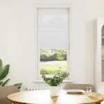 Jaluză plisată alb 50×150 cm Lățime țesătură 49,4cm poliester