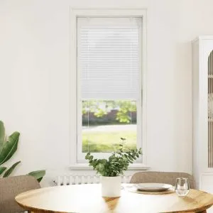 Jaluză plisată alb 50×150 cm Lățime țesătură 49,4cm poliester