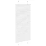 Jaluză plisată alb 60×150 cm Lățime țesătură 59,4cm poliester