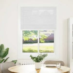 Jaluză plisată alb 95×150 cm Lățime țesătură 94,4cm poliester
