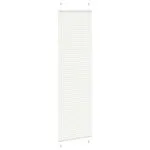 Jaluză plisată alb 55×200 cm Lățime țesătură 54,4cm poliester