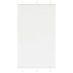 Jaluză plisată alb 115×200 cm Lățime țesătură 114,4 cm