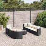 Set mobilier de grădină cu perne