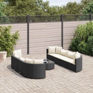 Set mobilier de grădină cu perne