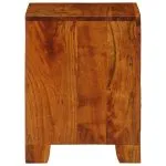 Noptiera 2 buc 35x35x45 cm lemn masiv de salcam