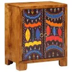 Bufetă multicolor 50x35x60 din lemn masiv de salcâm