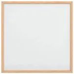 Tablă albă magnetică cu cadru din lemn masiv de pin 40×40 cm