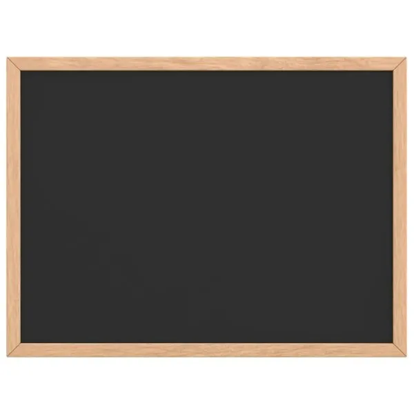Tablă cu cadru din lemn masiv de pin negru 40×30 cm