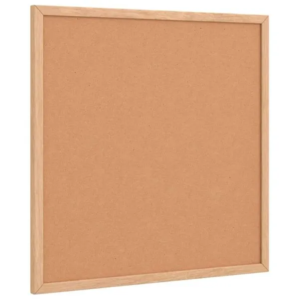 Placă de plută cu cadru din lemn masiv de pin 40×40 cm