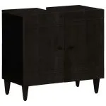 Set mobilier de baie, 2 piese, lemn masiv de mango