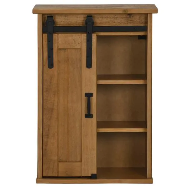 Dulap suspendat HALDEN cu ușă glisantă 49×22,5×70 cm pin