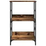 Bibliotecă, lemn vechi, 50x33x82 cm, lemn prelucrat