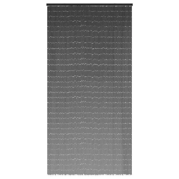 Perdele ușă cu insecte gri închis 90×220 cm bambus
