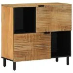 Bufetă maro 80x33x75 cm lemn masiv de mango
