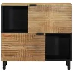 Bufetă maro 80x33x75 cm lemn masiv de mango