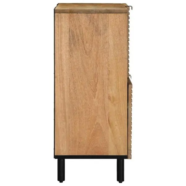 Bufetă maro 80x33x75 cm lemn masiv de mango